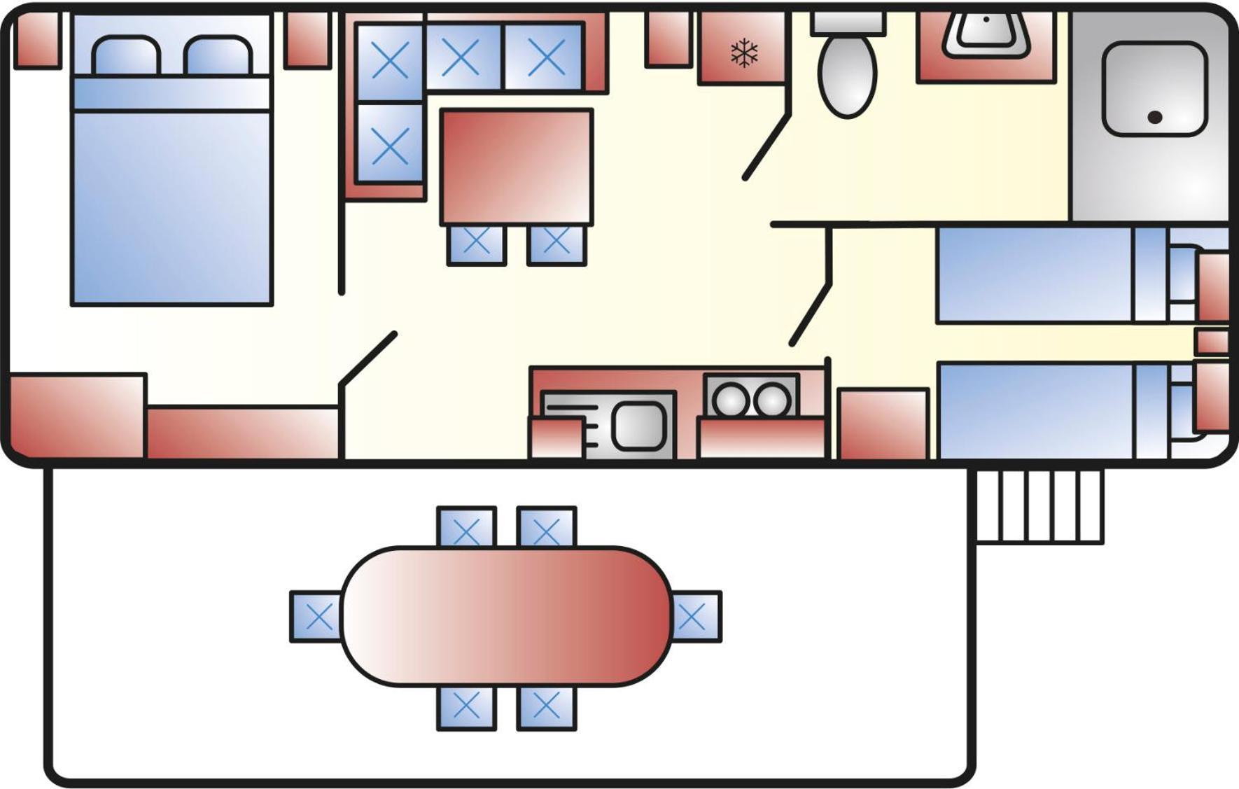 Albatross Mobile Homes On Camping Playa Brava 帕尔斯 外观 照片